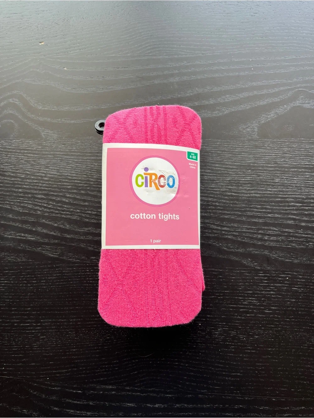 Circo Girls Pink Cable Knit Cotton Tights Size 4-6X NWT